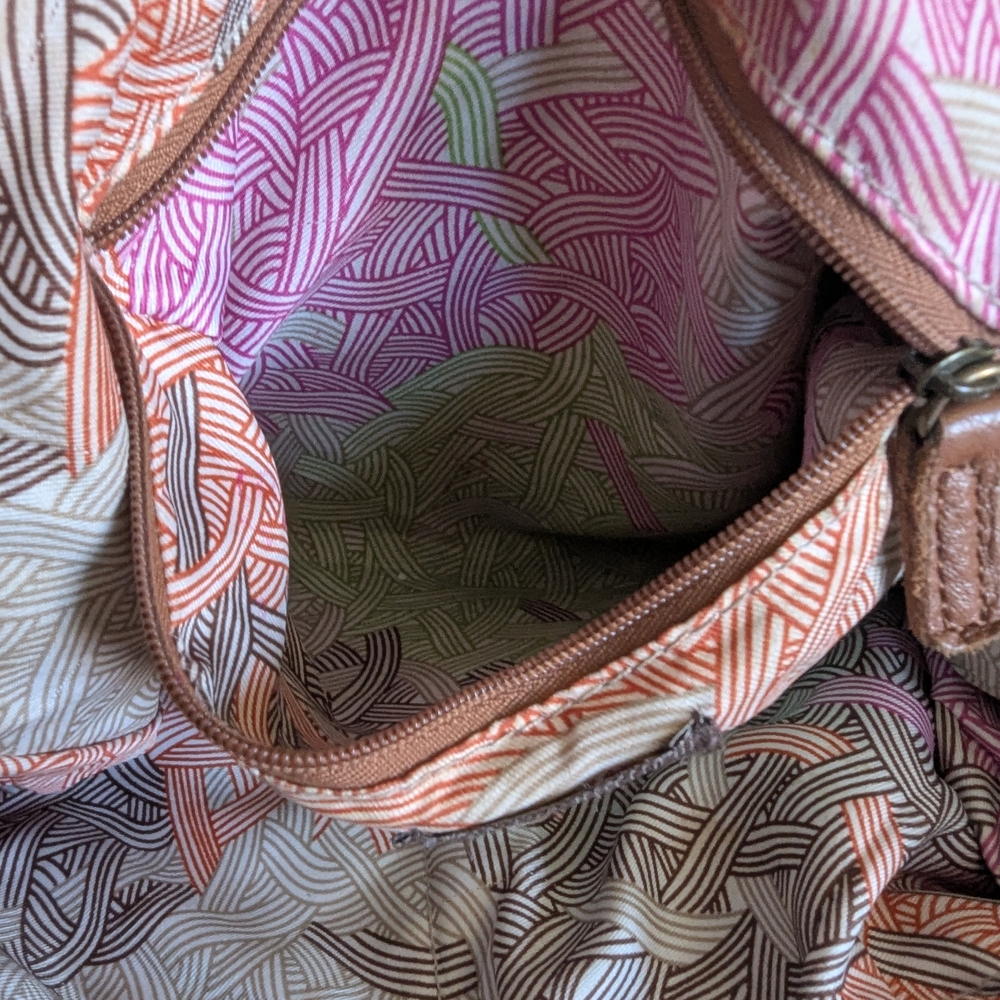 The Sak Silverlake Brown Pebbled Leather Crossbody with Tassel Detail - Picture 10 of 11